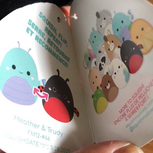 COPY - Squishmallow Trudy/ Heather FLIPaMallow! Two in One! BNWT 12” - Picture 6 of 6